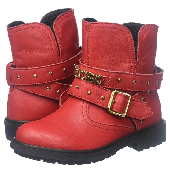girls moschino boots